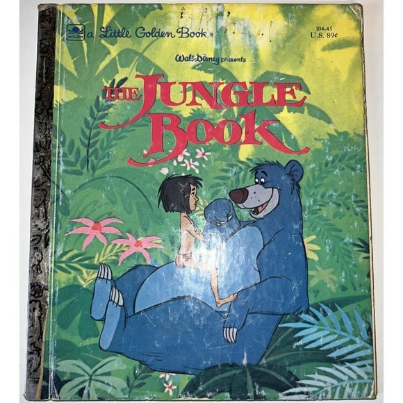 A Little Golden Book - Disney’s Mickey, Donald, Pinocchio & Jungle Book VTG 4 - Picture 8 of 10